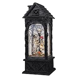 Eldnacele Halloween Ghost Projection Snow Globe