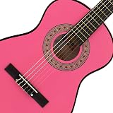 Mad About MA-CG03 3/4 Classical Guitar Pink Nylon String Carry Bag Strap view 4