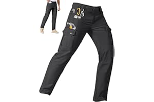 IGOLUMEN Work Pants for Men Stretch Tactical Pants with 11 Pockets Ripstop Cargo Pant Construction Utility Trouser Hiking EDC