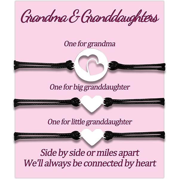 Amazon.com: BEKECH Grandma Granddaughter Gifts The Love