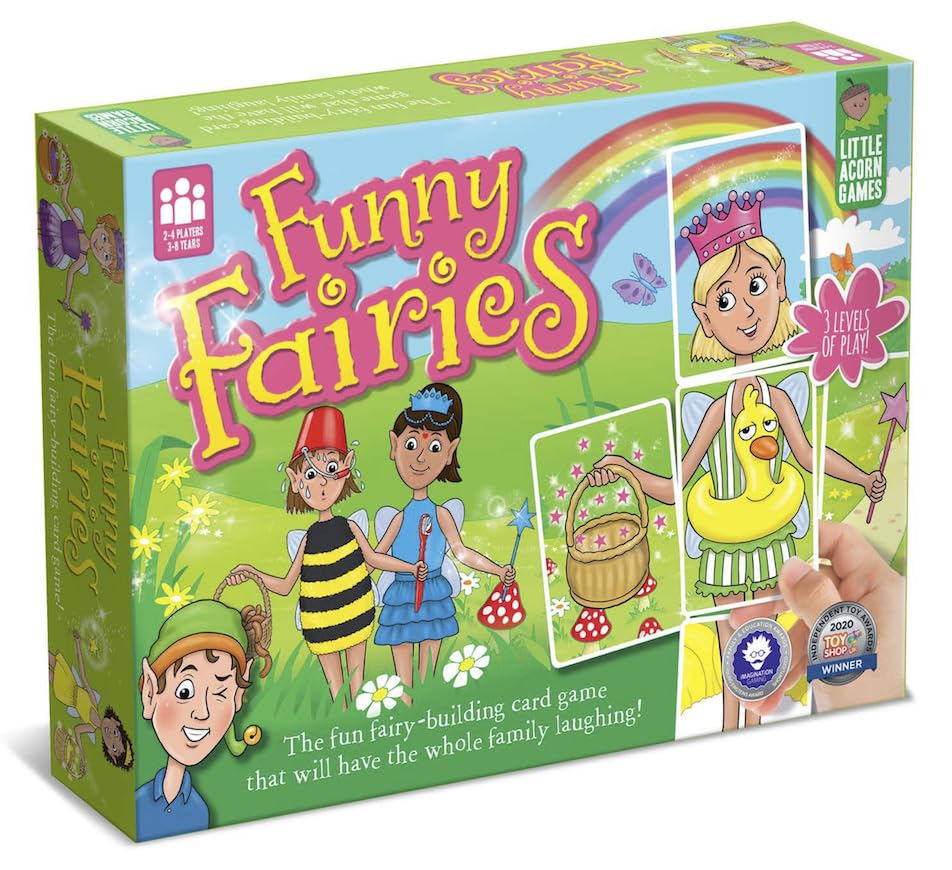 Funny Fairies - Fun Fairy Board Game for Kids - Fairy Gift for Girls and Boys Age 3-8 Years Old - Family Board Games for Kids Age 3 4 5 6 7 8