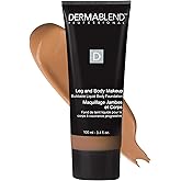 Dermablend Leg & Body Foundation Makeup, For Legs, Veins, Stretch marks, Buildable Liquid Body Foundation, 100mL