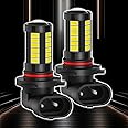 SamWinGear 2PCS LED Fog Light Bulbs 9006/HB3S Headlight Bulb, 12V Fog Lights Bulb High Bright Fog Lamps Replacements Bulbs, 9006 Daytime Running Light Halo Headlights for Cars Trucks SUVs(White)