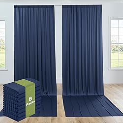 40ftx12ft Navy Blue Backdrop Curtains for