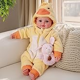 BABESIDE Value 5-Piece Realistic Baby Doll Set – Includes 15-Inch Soft Body Doll, Outfit, Bottle, Magnetic Pacifier & Birth Certificate – Ideal Gift for Kids 3+, Birthday, Pretend Play