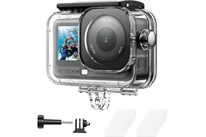 AMAZEAR Waterproof Diving Case for DJI OSMO Action 6 Accessories, Action6 Pro 60M/200FT Dive Housing for Deep-Sea Water Sport