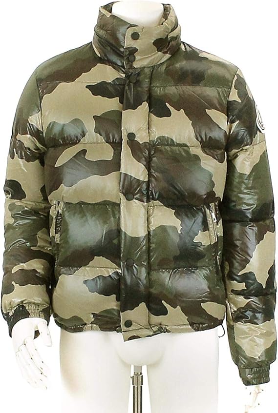 Amazon モンクレール Moncler ダウン ジャケット Normecen Zip 中綿 カモフラージュ 迷彩 1 サイズ メンズ 中古 服 ファッション小物 通販