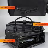 ROCKBROS 25-32L Waterproof Bike Pannier Bag Rear Rack Carrier Bag Black view 7