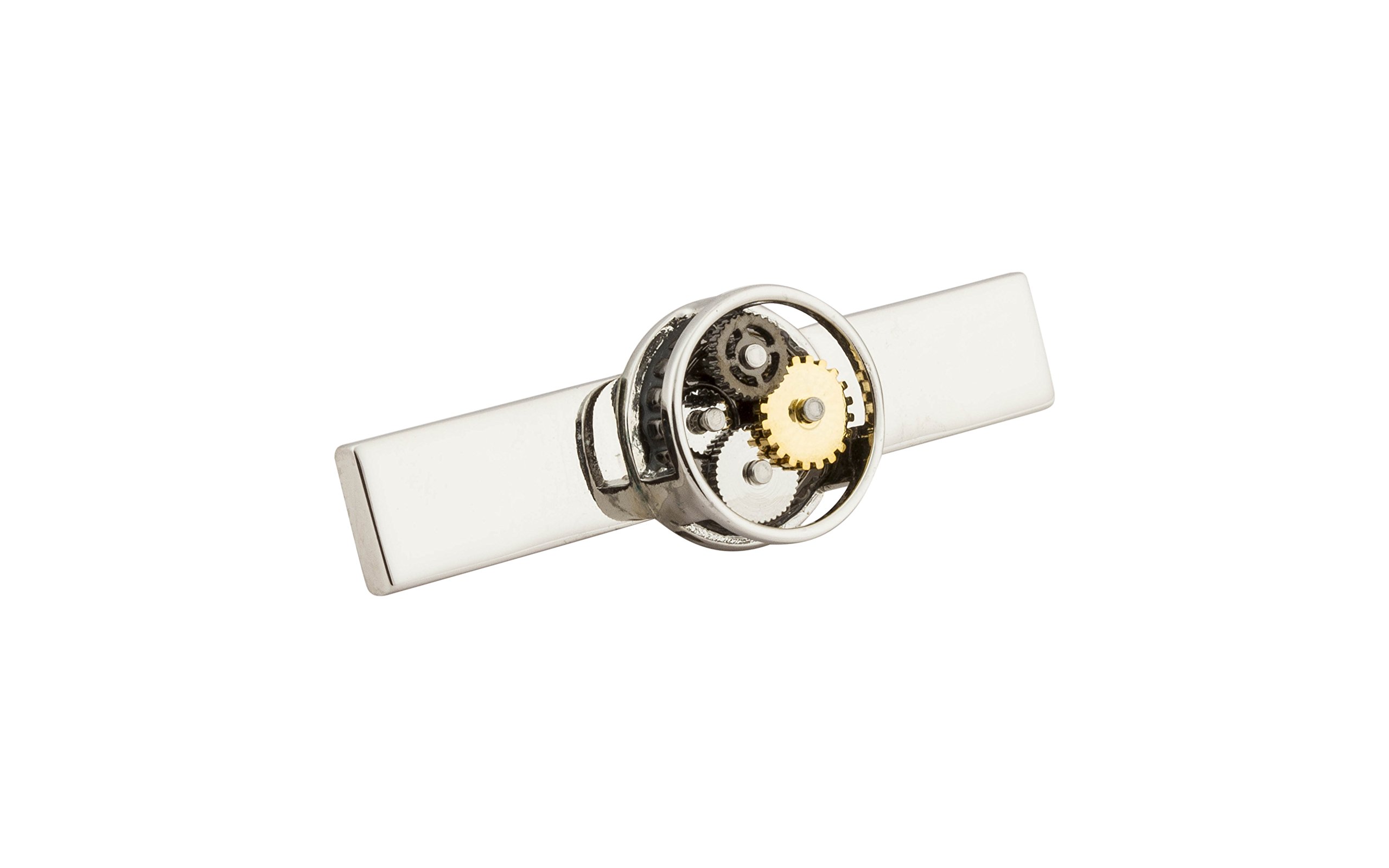 Knighthood Simple Non-Movement Watch Tie Clip/Tie Pin Men