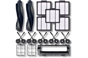 JoyBros Replacement Parts Compatible for Shark ION Robot R85 RV850 RV761 S86 S87 S88 R71(RV700_N) R72(RV720_N) R75(RV750_N) AV751/752/753 Accessories Sweep/Main Roller Brush Filter Roller Protector