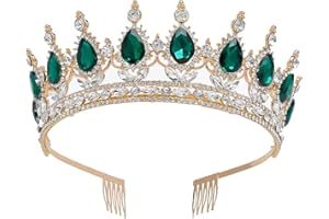 FELTENT Tiara Crown for Women Crystal Queen Crowns Princess Tiaras with Comb Royal Crown for Wedding, Christmas, Halloween, Birthda, party, Prom, Anniversaries