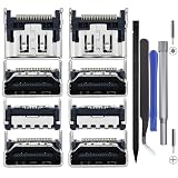 Ikpek 8 Pack Replacement HDMI Port for Sony PlayStation 5 PS5 Display Socket Jack Interface Connector Repair Kit