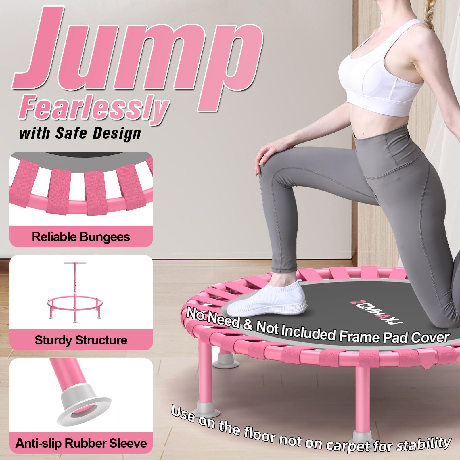 Foldable Mini Trampoline, 40