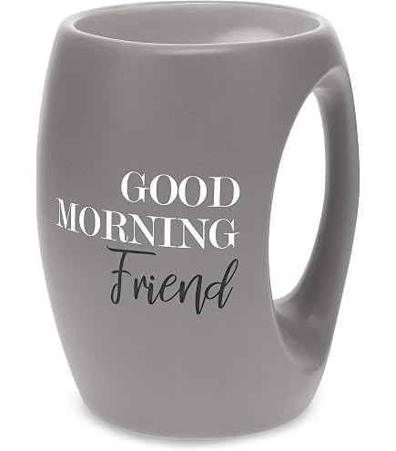 Amazon.com | Pavilion Gift Company 10521 Pink Huggable Hand Warming 16 oz Coffee  Cup Mug Good Morning Sunshine: Coffee Cups & Mugs