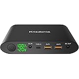 Krisdonia Portable Laptop Charger ( TSA-Approved ) 92.5Wh/25000mAh Travel Laptop Power Bank External Battery Pack for Laptop,