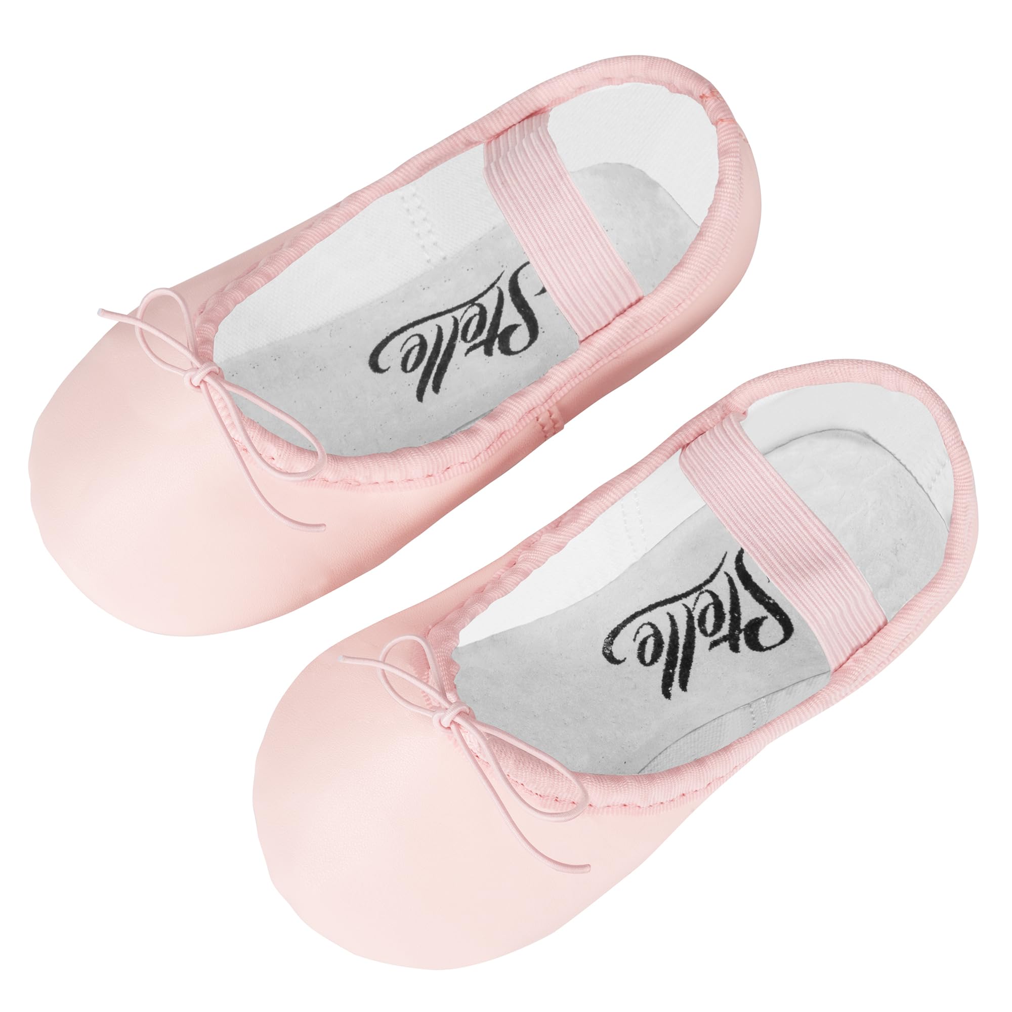 Stelle Ballet Shoes for Girls Toddler Dance Slippers PU Leather Boys Ballerina Shoes for Toddler/Little Kid/Big Kid/Women