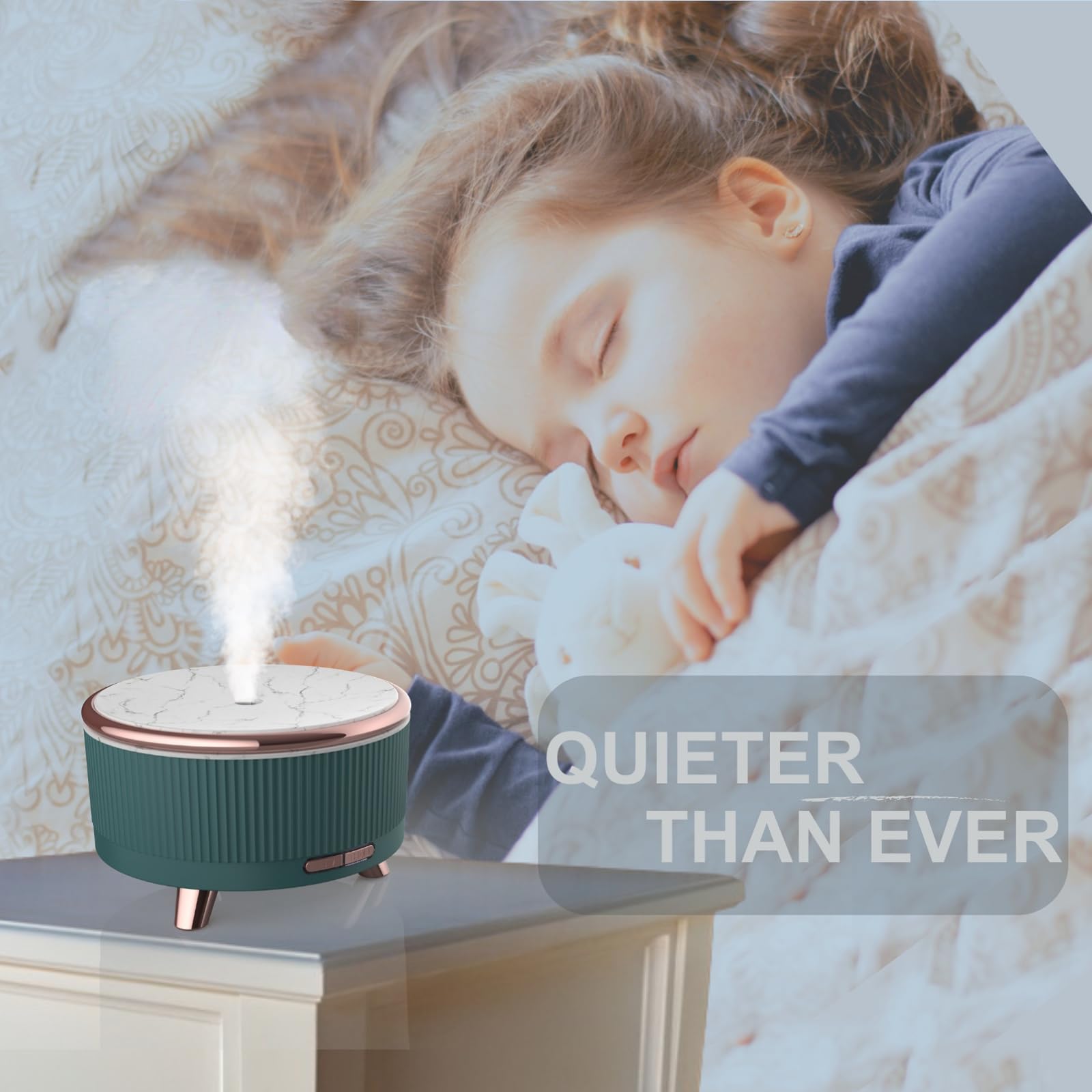 for Mom from Daughter Son Kids,500 ML Essential Oil Aromatherapy Diffuser - Quiet, Long-Lasting Aroma - Room Diffuser for Home, Office, and Large Rooms