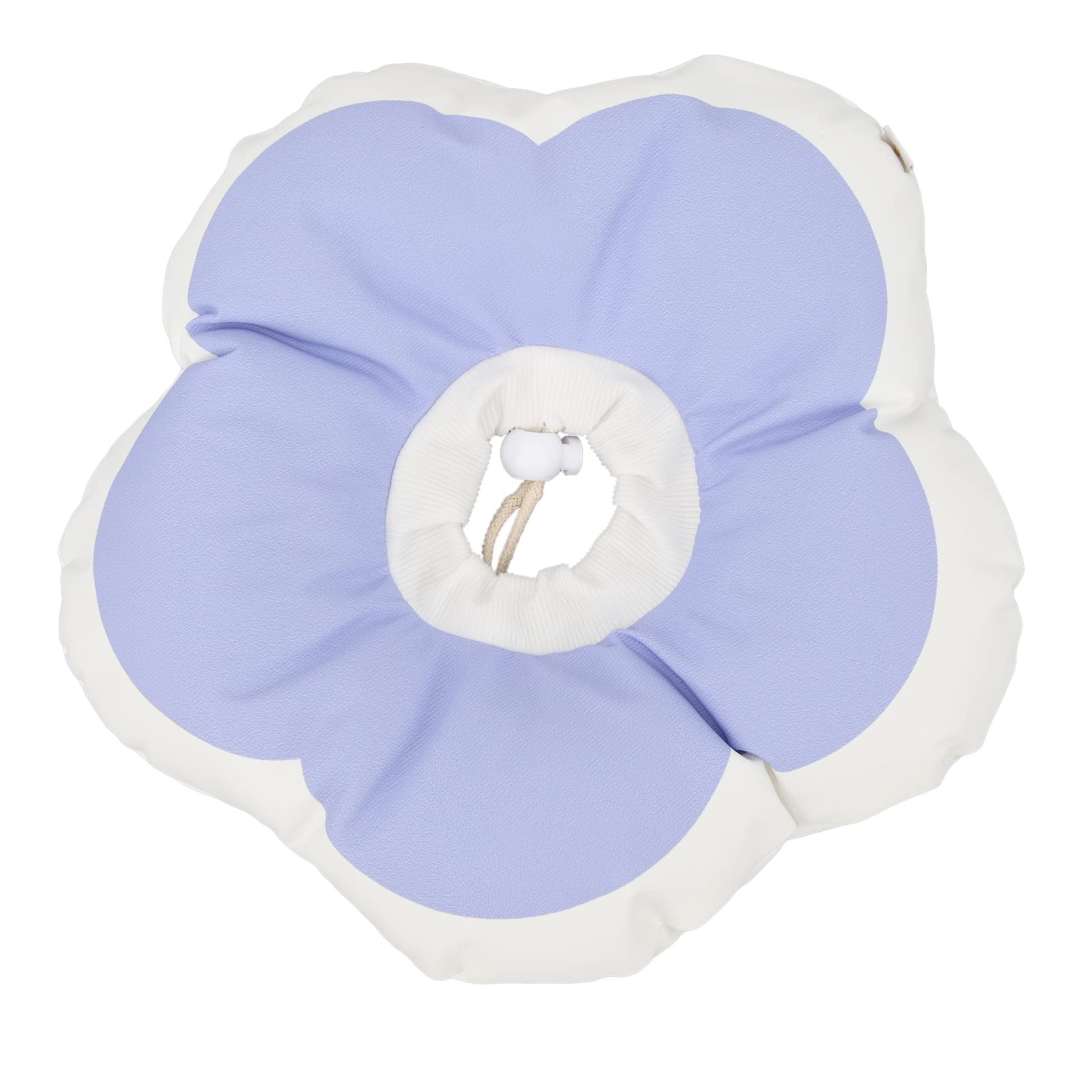 Cat Shame Necklace, Soft Adjustable Cat Recovery Collar with Floral Design for Wound Healing