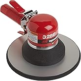 Ingersoll Rand 328B 8" Dual-Action Orbital Air Sander | Features max free speed up to 825 rpm, 0.25 hp motor, 8" pad, ideal for heavy-duty material removal on flat surfaces