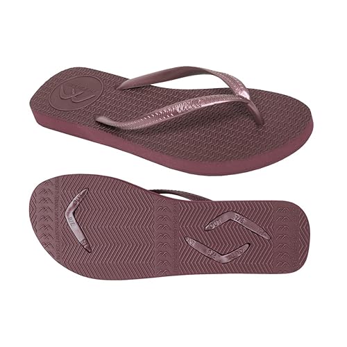 slim fit flip flops