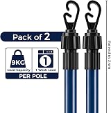 Vivo Technologies 2.4M Telescopic Washing Line Prop Pole - Set of 2 view 2