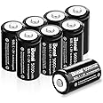 BONAI Rechargeable C Batteries 5,000mAh 1.2V Ni-MH High Capacity High Rate C Size Battery C Cell Rechargeable Batteries (8 Pa