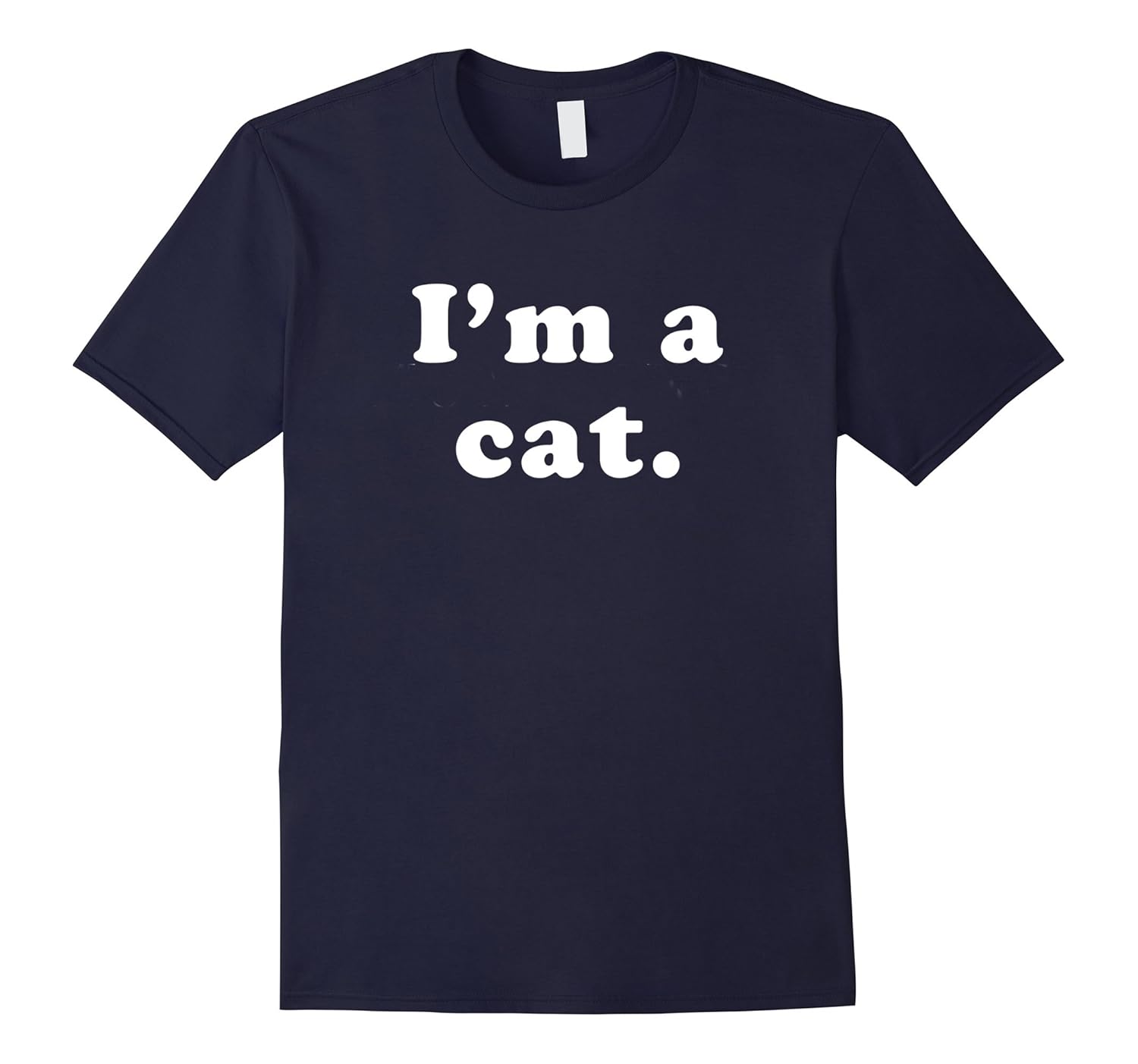 I'm a cat. Halloween tshirt lazy tee feline-Rose