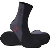 ZCCO 1.5/3mm Neoprene Diving Socks, Men Women Youth, Swim Socks for Diving, Snorkeling, Water Sports