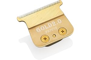 SODAER Replacement DOLD 2.0 Blades compatible with BaBylissPRO FX787 / FX726/FX787G/FX787B2, for Outlining Hair Trimmers (FX787) and Trimmers (FX726) -golden steel knife