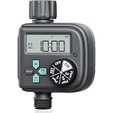 RAINPOINT Sprinkler Timer with 3 Independent Programs, Hose Timer with Rain Delay/Manual/Automatic Irrigation System, Watering Timer for Garden, Lawn, Yard