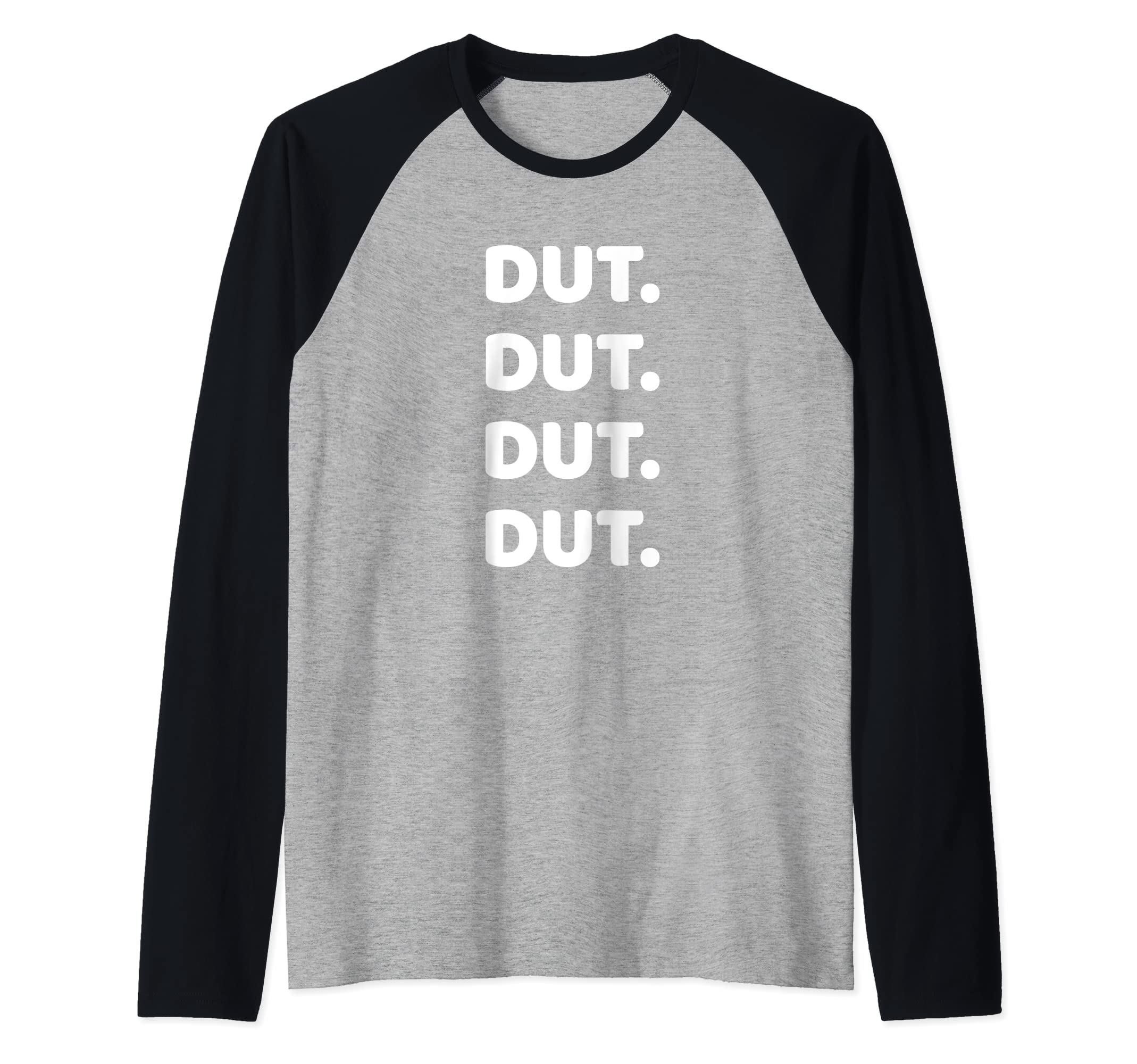 Marching Band Percussion Drum Corps Design Raglan Baseball Tee