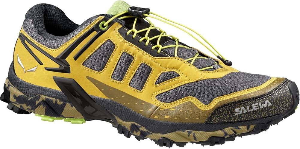 green trail running shoes