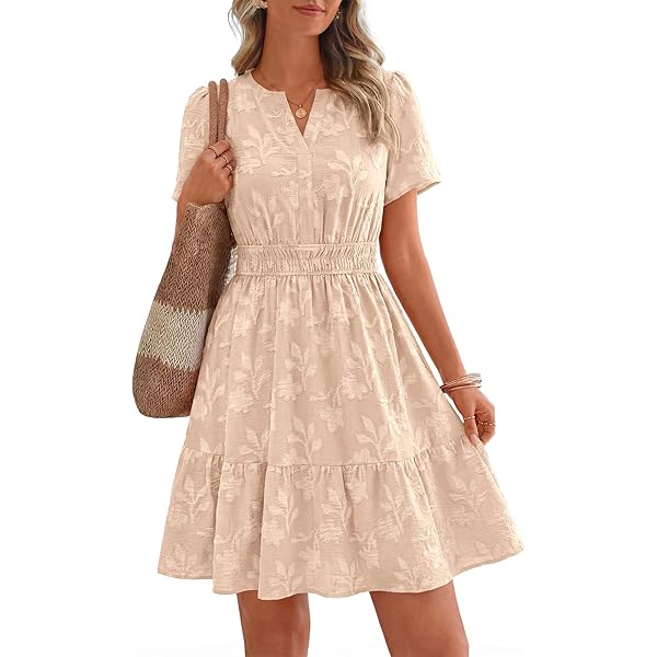 chinese dress ladies MEROKEETY Women's Summer Lace Boho Mini Dress 2026 Short Sleeve Floral  Eyelet A Line Vacation Beach Short Sundress, Apricot, Small at Amazon  Women's Clothing store