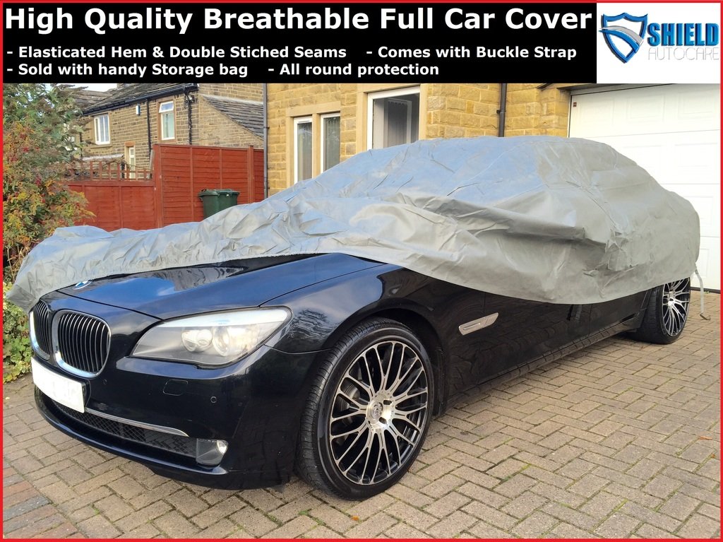 BMW Z3 9802 Breathable Full Car Cover Water Resistant Double Stitched Seams Elastic Hem