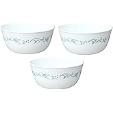 CORELLE Livingware 28-Ounce Super Soup/Cereal Bowl, White, Set of 3