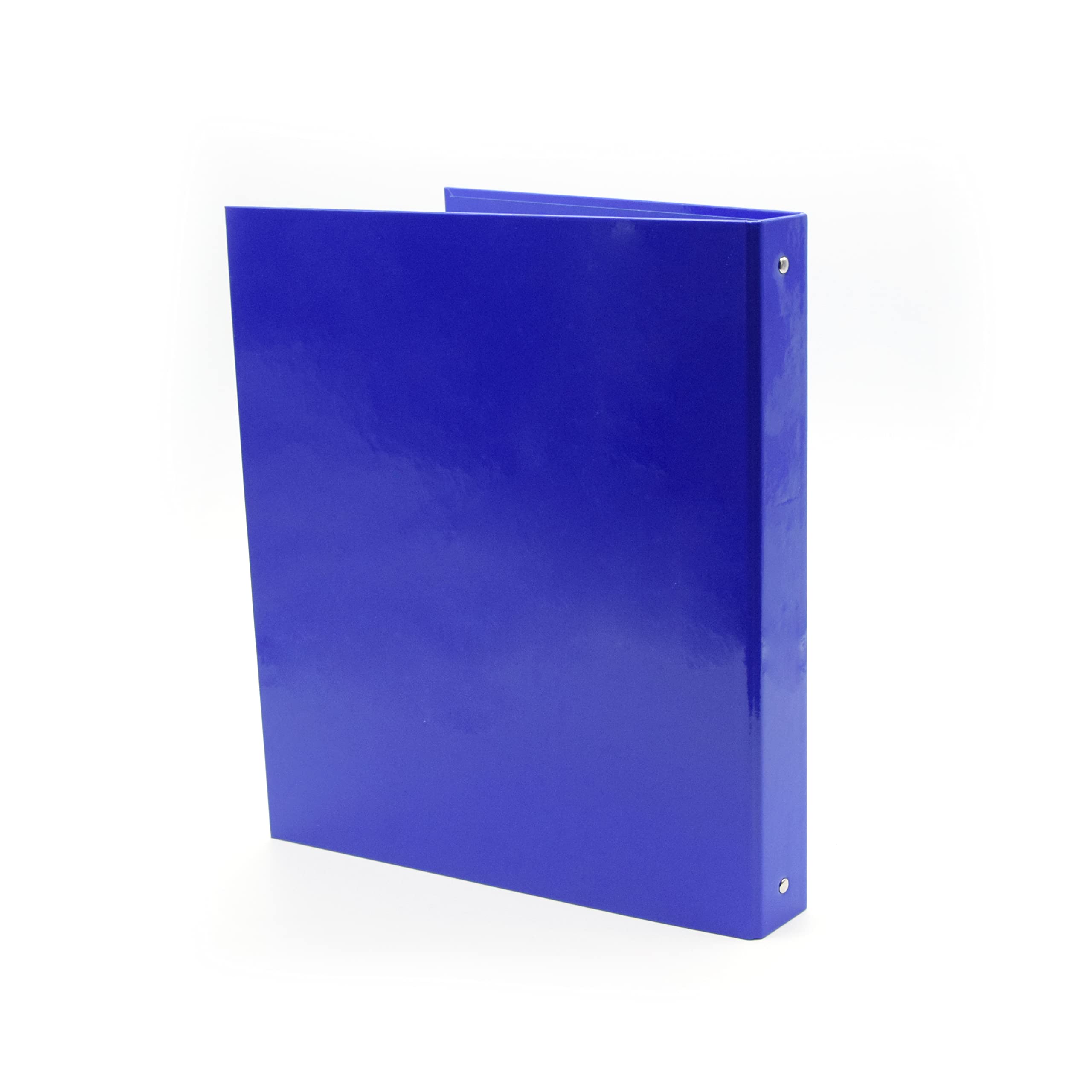 Ring Binder A4, Glossy Coated Cardboard, 4 Rings Diameter 30 mm, Colour Blue — image 1