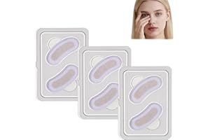 Anti Wrinkle Eye Patches, Microneedle Under Eye Mask with Hyaluronic Acid - Moisturizing Hydrogel Patches for Puffy Eyes and 