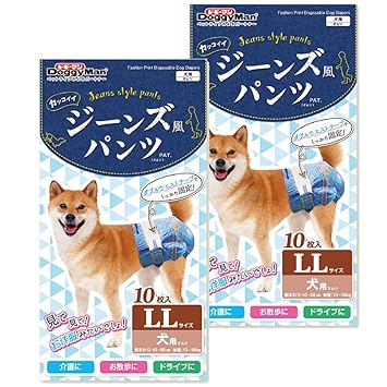 Amazon ドギーマン ジーンズ風パンツ Ll 10枚入 2個 まとめ買い