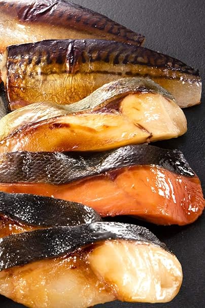 Amazon 京都一の傳 京都老舗 西京漬け 銀だら さわら さけ 銀ひらす さば ８切入 S 24 19d4 京都一の傳 漬け 酢〆魚 通販