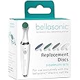 Replacement Discs for Bellasonic 4-in-1 Rechargeable Electric Nail File Set with Unique Oscillating Head – Shape, Smooth, Buff & Shine Nails | Remove Cuticles & Calluses (2 Sets)