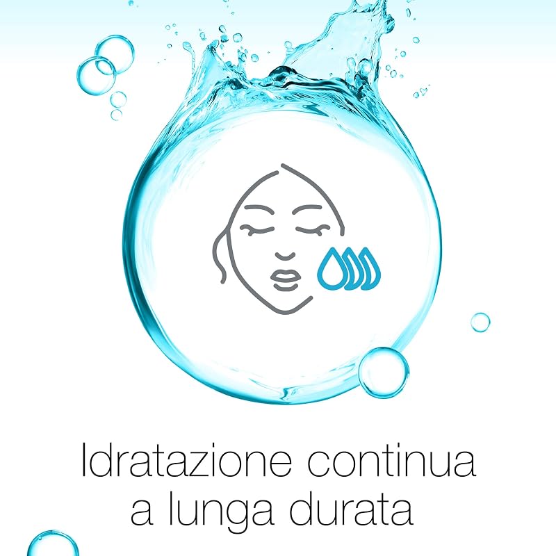 Hydro Boost Acqua Gel, Crema idratante viso in gel leggero a base acqua, Crema viso Acido Ialuronico per un'idratazione intensa, Ideale per pelle mista e sensibile, 50 ml