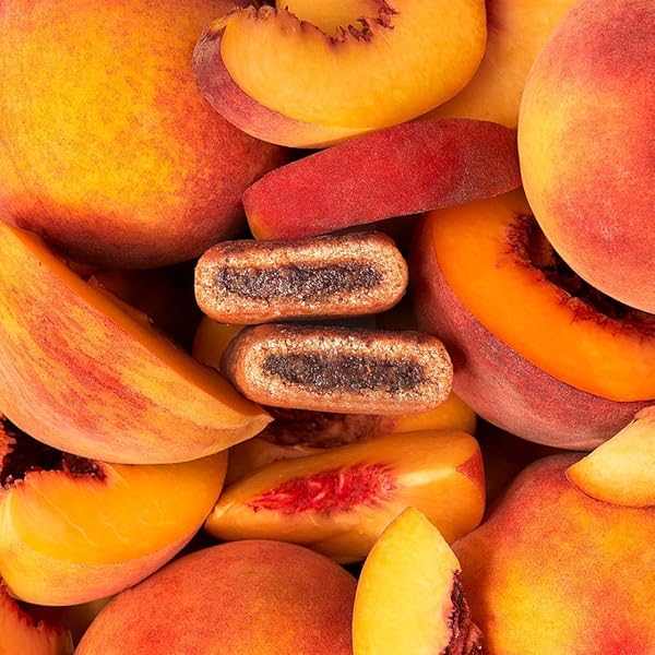 NATURE’S BAKERY WHOLE WHEAT FIG BARS, PEACH APRICOT, REAL FRUIT, VEGAN, NON-GMO, SNACK BAR, 1 BOX WITH 12 TWIN PACKS (12 TWIN PACKS)