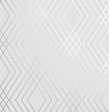 Fine Decor FD42603 Shard Trellis Stone Silver Geometric Wallpaper Feature Wall view 4