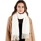 Fengek Dual-Use Scarf Scarf & Shawl for Women - Warm Winter Fleece Blend, Versatile Scarves for Cold Weather & Daily Wear