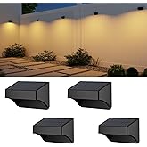 ZCXLIGHT Solar Fence Lights Outdoor,Fence Solar Lights Outdoor Waterproof Led IP65 with10 Fixed Colors ＆ RGB Color Changing for Wall Backyard Step Railing Patio Pool Porchaily&Holiday Decorations (4)