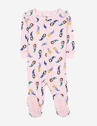 Leveret Kids Baby Boys Girls Footed Cotton Pajama