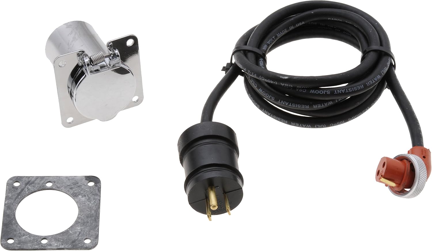 Engine Heaters Automotive Zerostart 8605688 Heavy Duty 4Hole Chrome