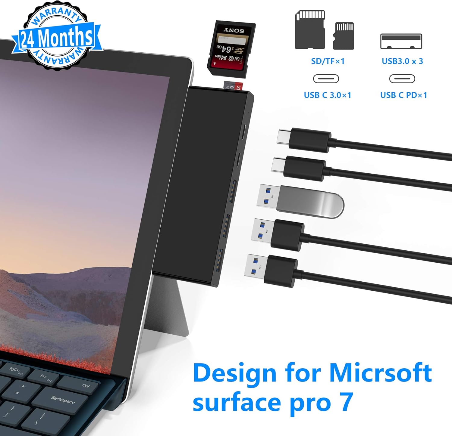 hub di lettura con micro usb