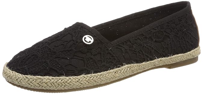 TOM TAILOR für Frauen Schuhe Slipper in Häkel-Optik