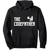 The Codefather Coding Coder Developer Computer Freak Gift Pullover Hoodie